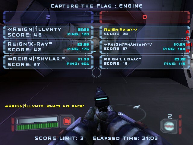 An old ReiGn lobby from the Star Wars Republic Commando days